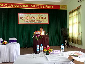 Đại hội đồng cổ đông thường niên  năm 2017.
